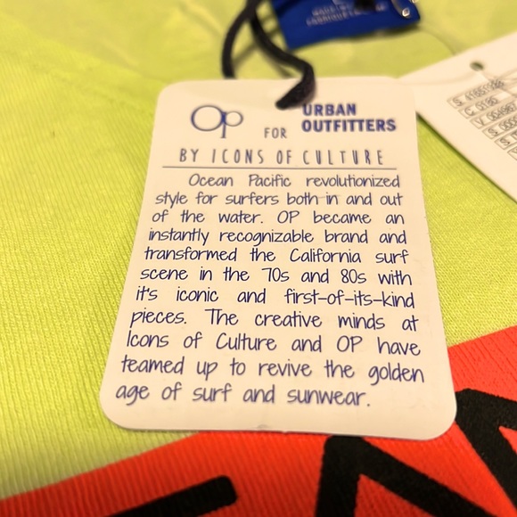 NWT Ocean Pacific for Urban Outfitters Neon Tank - Picture 3 of 4